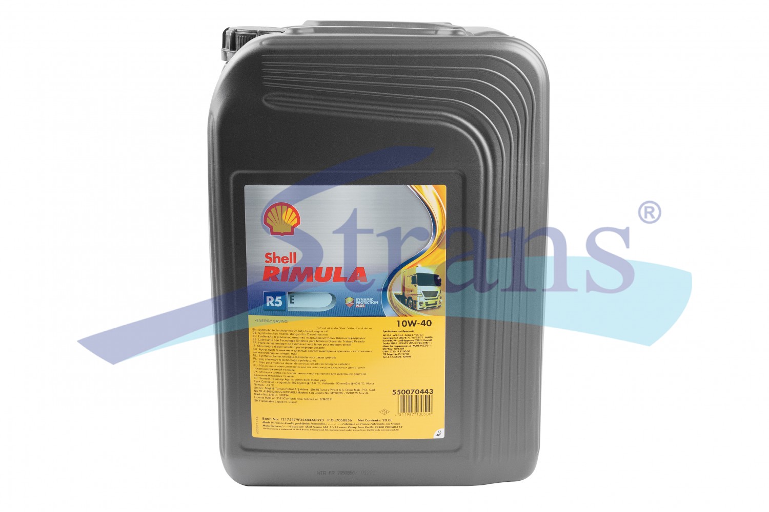Масло Моторне Shell Rimula R5 E 10W-40 20Л (Підходить Для